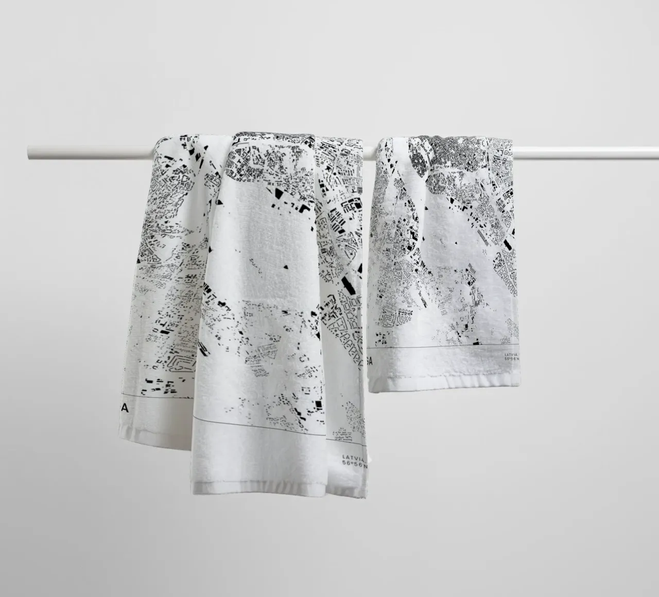 Riga towel by The Cartography Collection