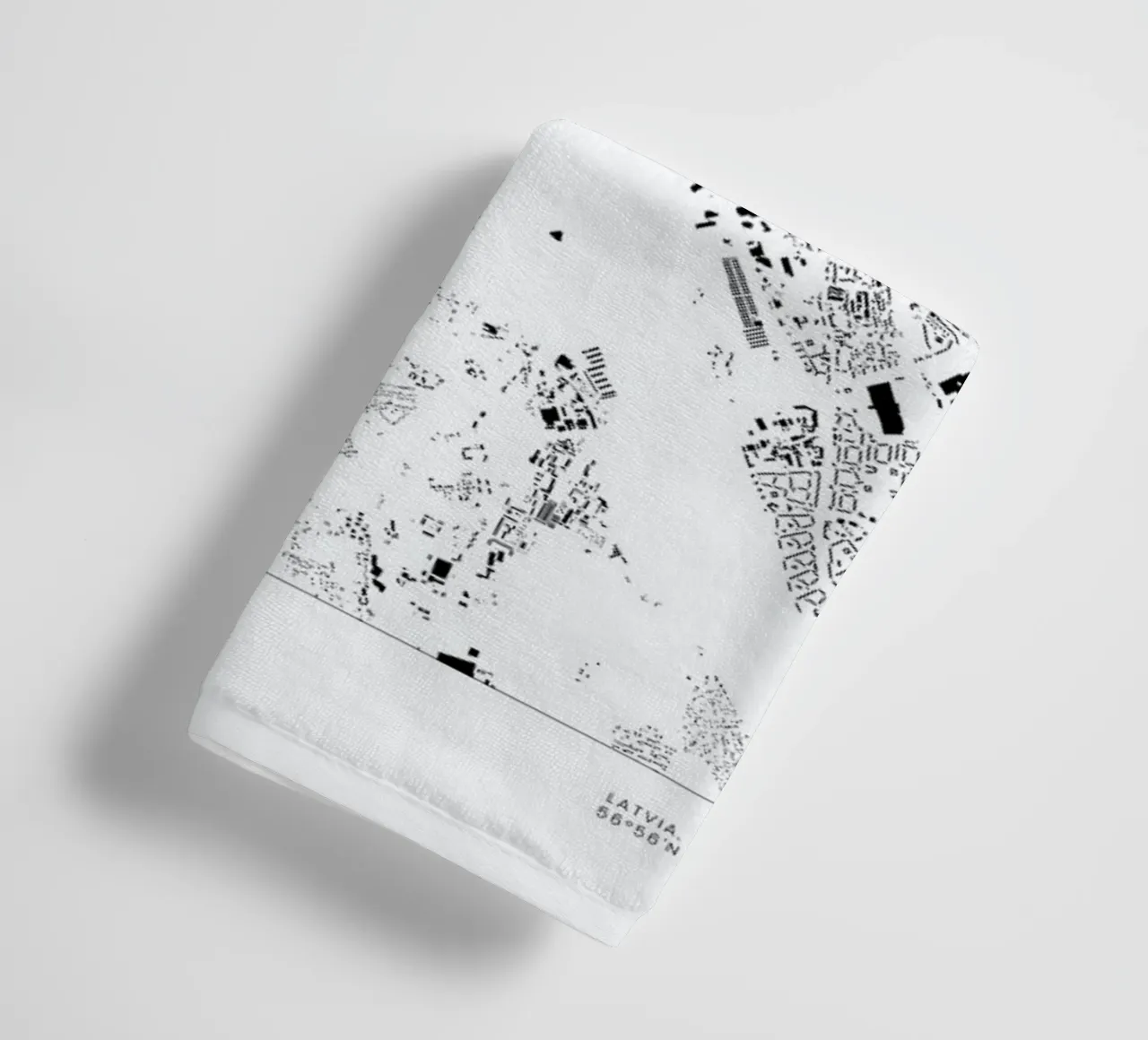 Riga towel by The Cartography Collection