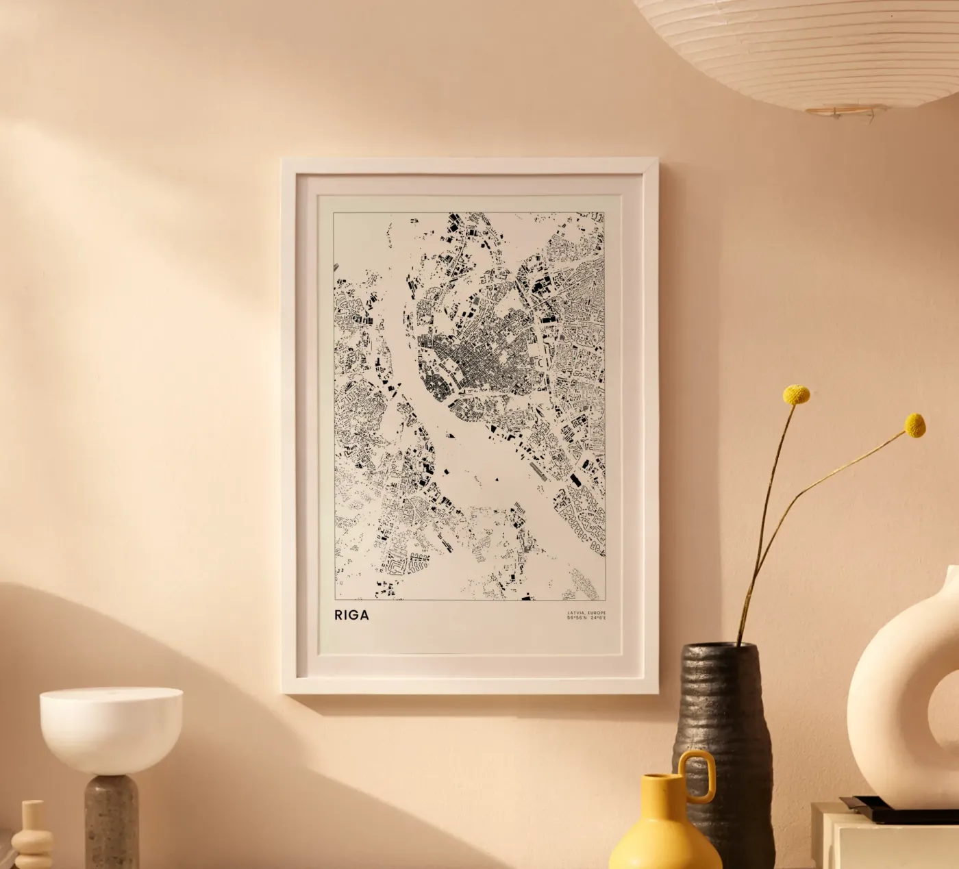 Riga poster by The Cartography Collection