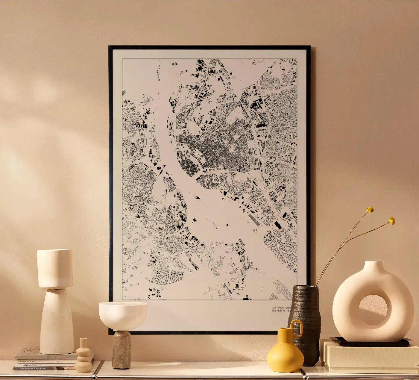 Riga poster by The Cartography Collection