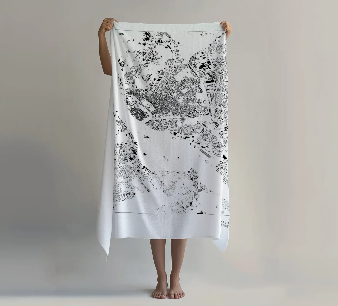 Riga telo mare da The Cartography Collection