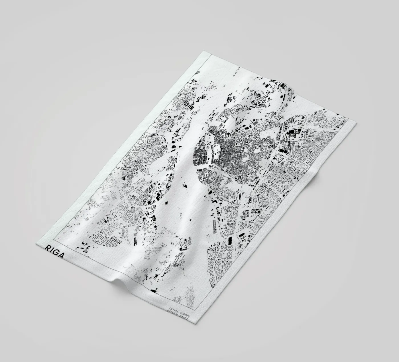 Riga telo mare da The Cartography Collection