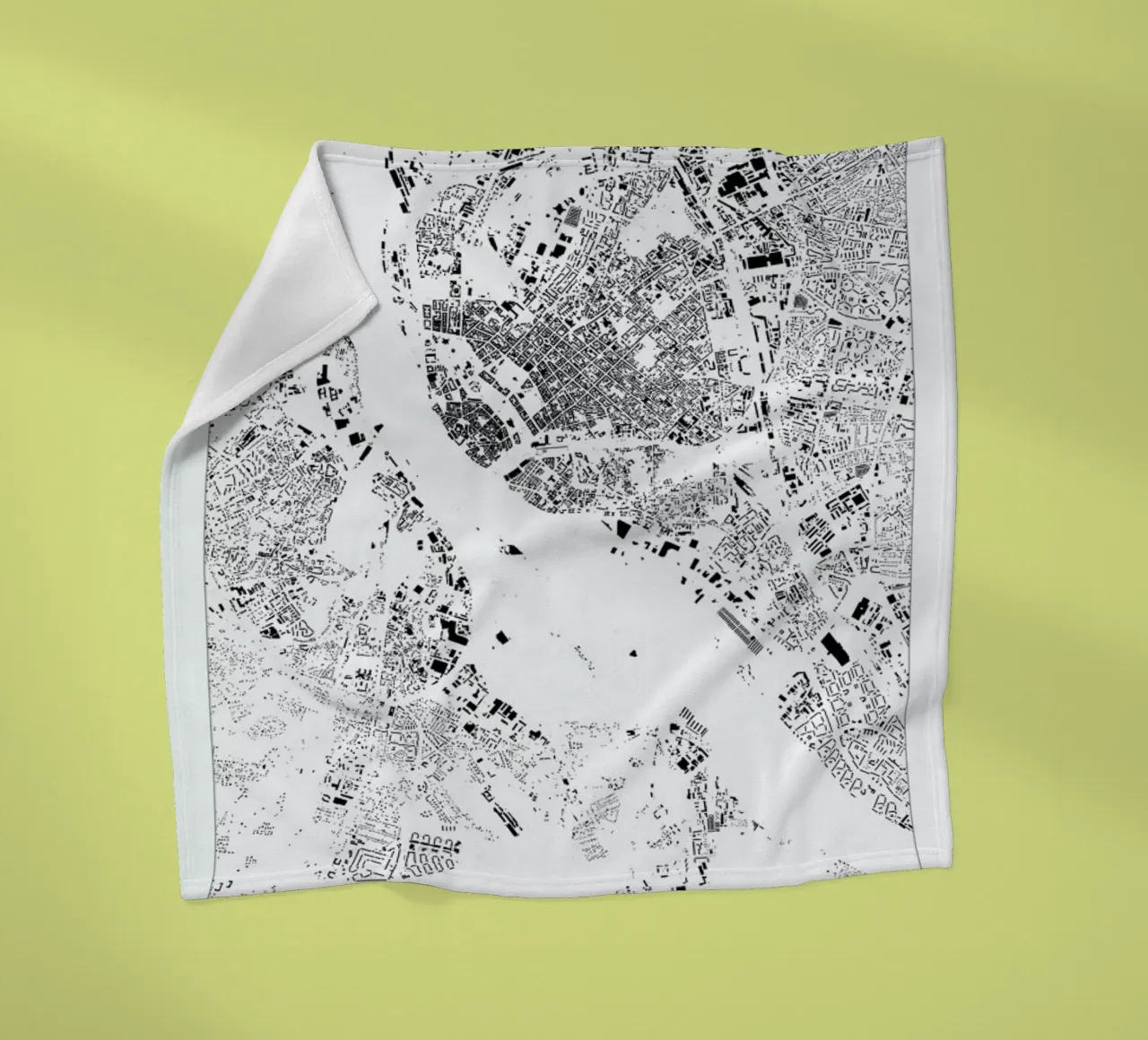 Riga Fleecedecke von The Cartography Collection