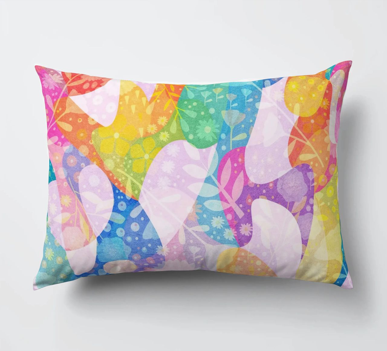 Spring Dreams Abstract pattern cuscino da lovely lines
