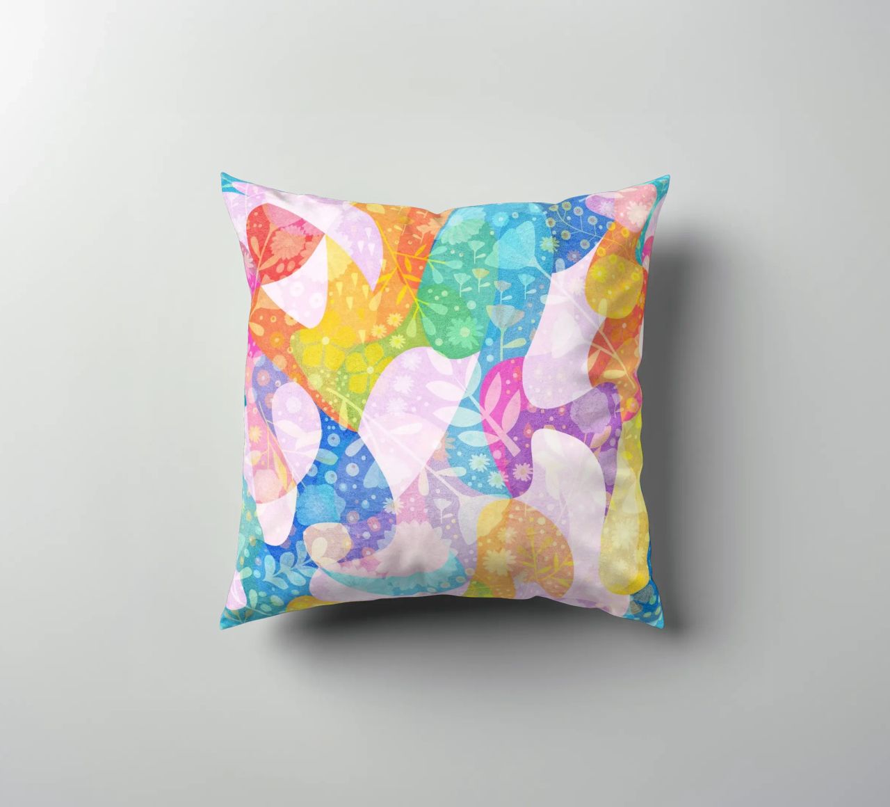 Spring Dreams Abstract pattern cuscino da lovely lines