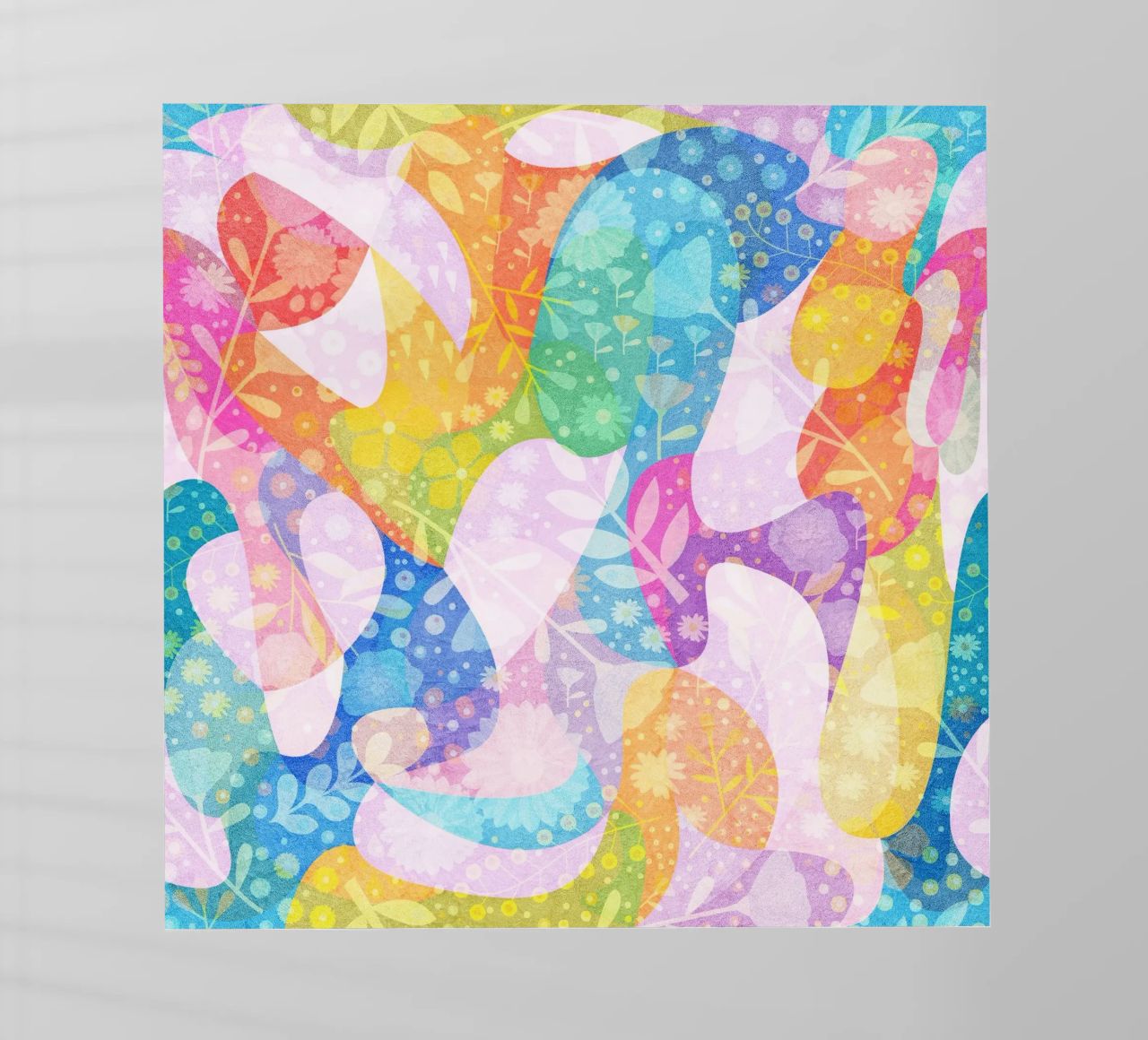 Spring Dreams Abstract pattern pellicola backlit da lovely lines