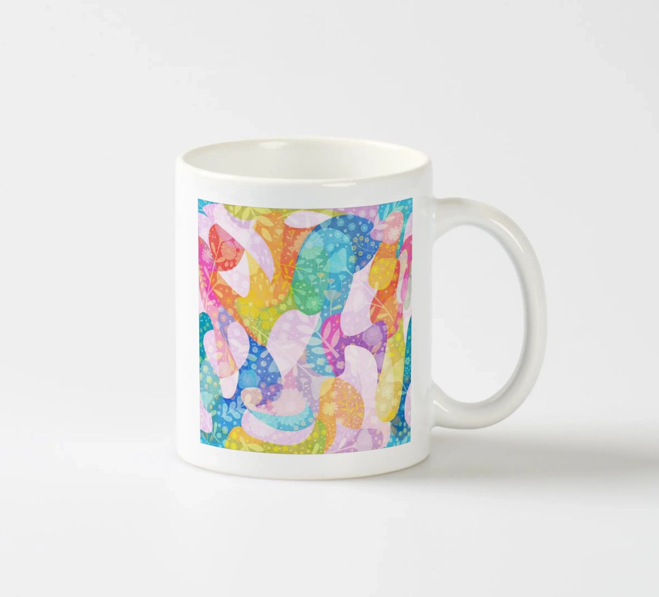 Spring Dreams Abstract pattern tazza in ceramica da lovely lines