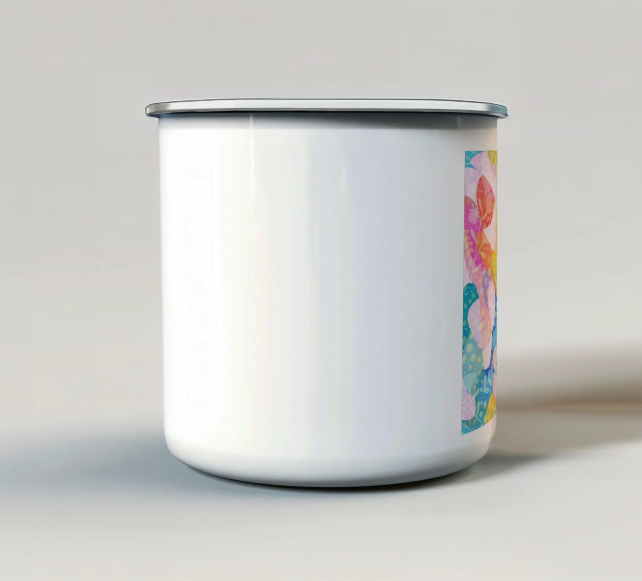 Spring Dreams Abstract pattern mug en émail de lovely lines