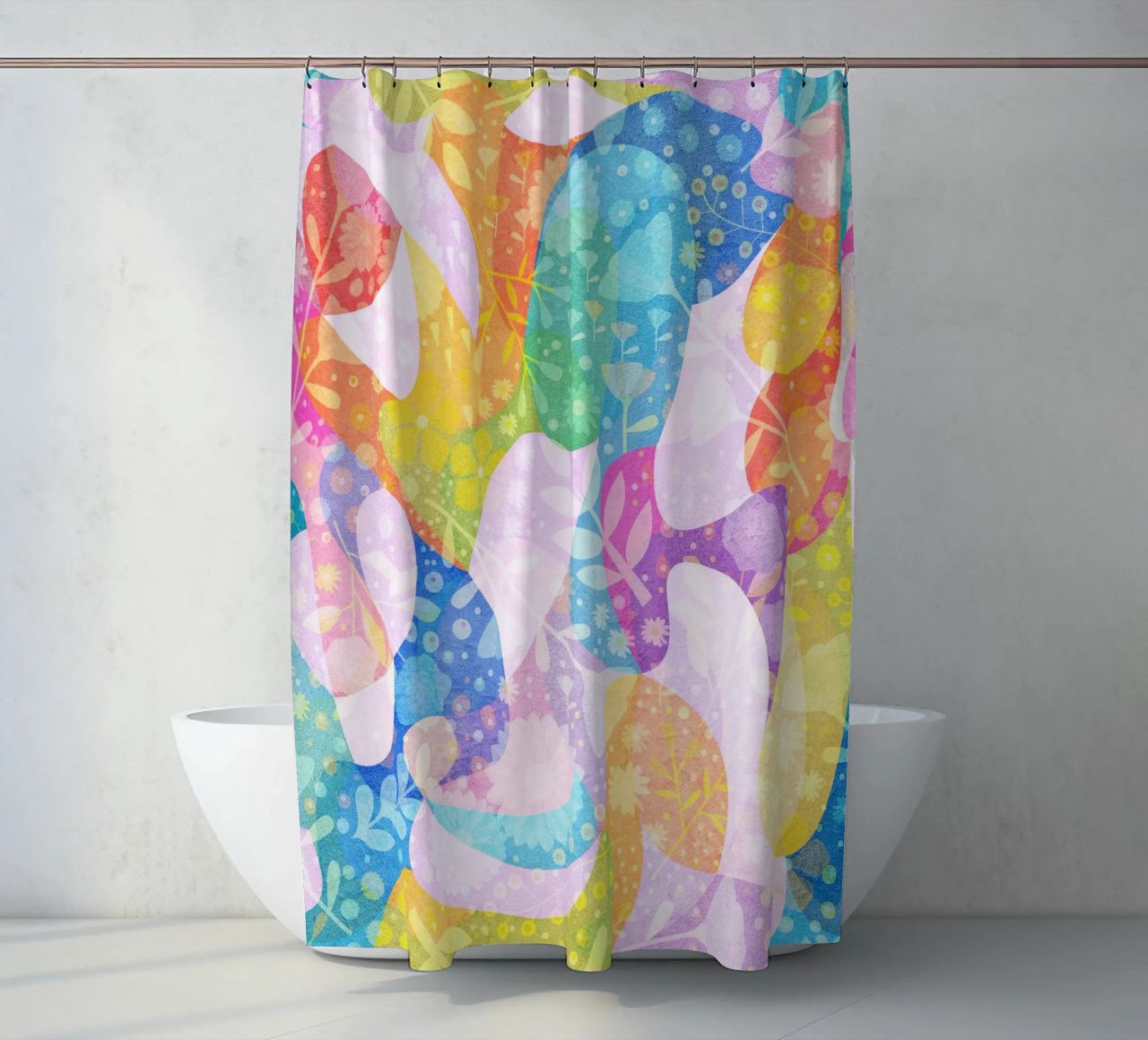 Spring Dreams Abstract pattern tenda da doccia da lovely lines