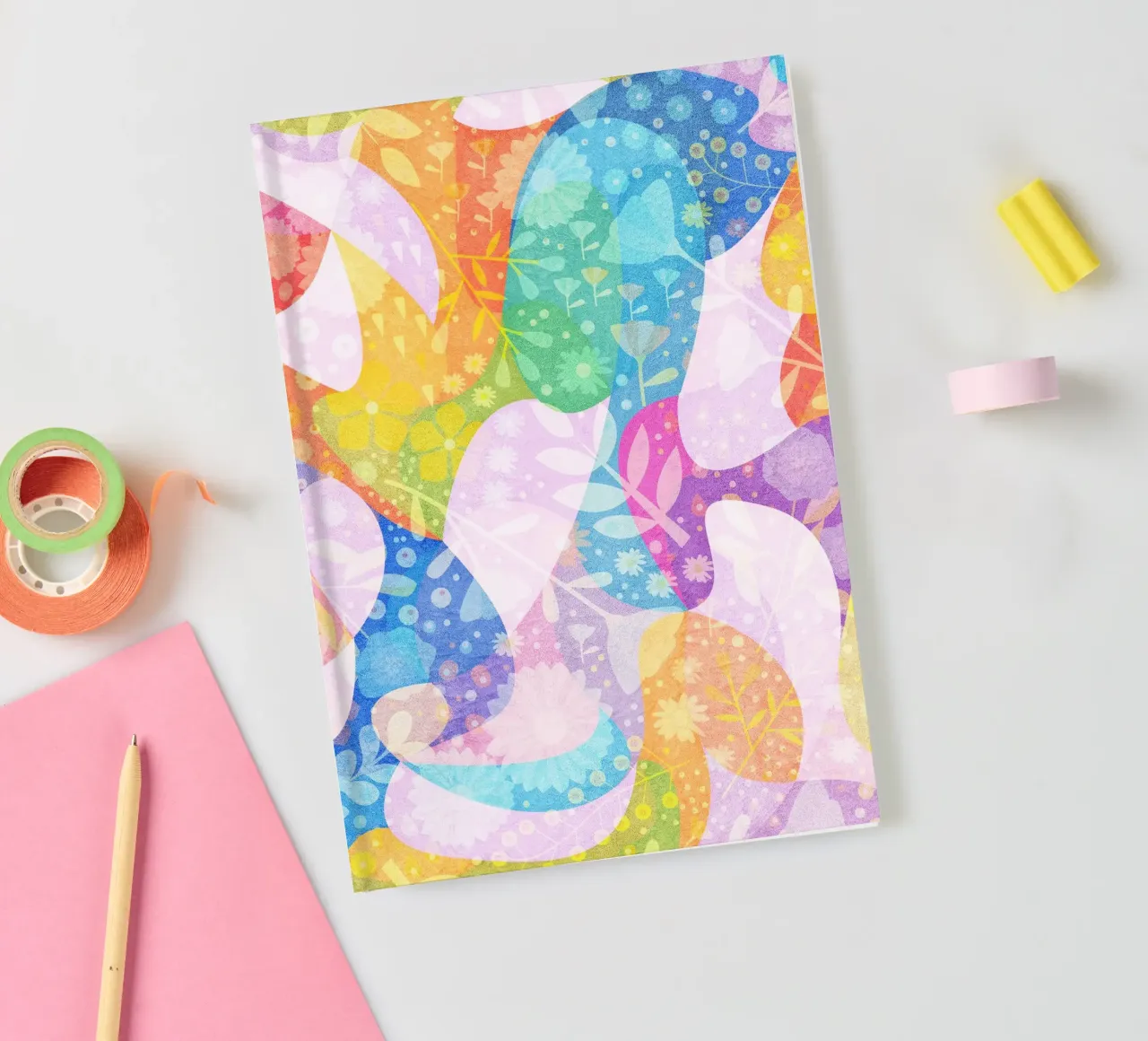 Spring Dreams Abstract pattern cuaderno de lovely lines