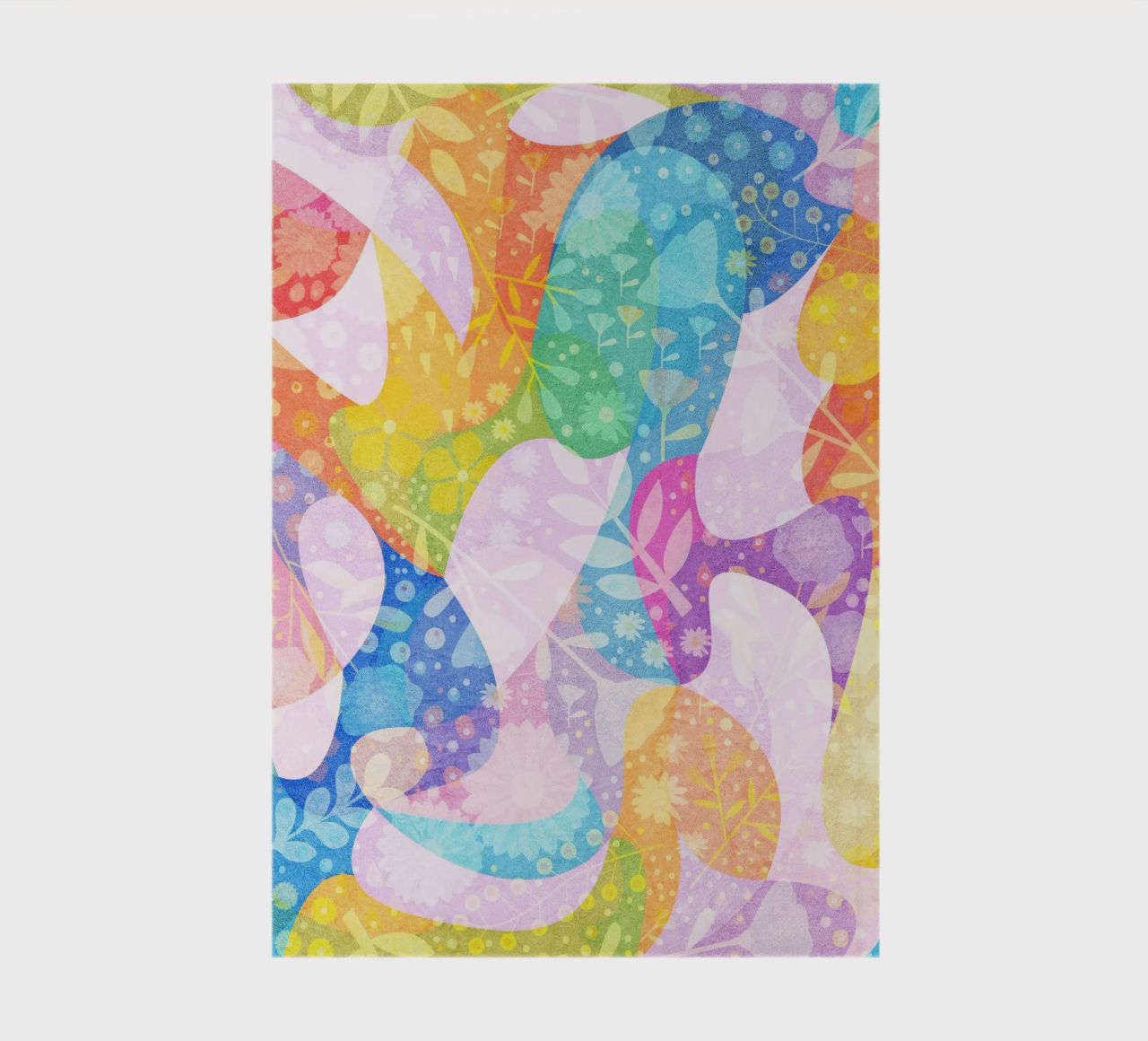 Spring Dreams Abstract pattern carnet de notes de lovely lines
