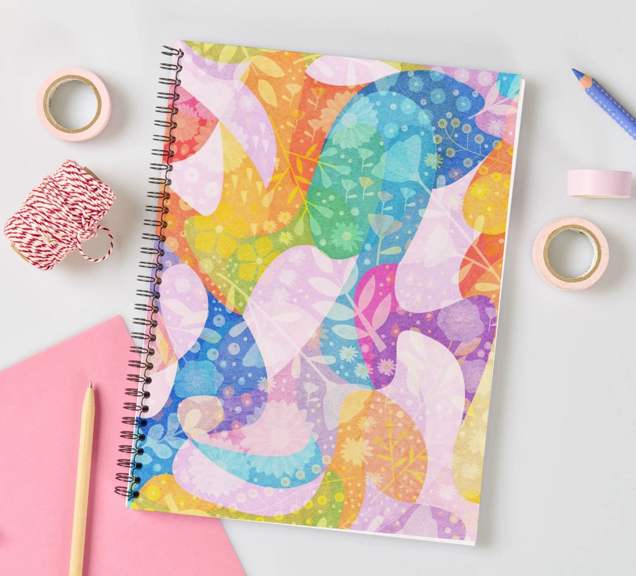 Spring Dreams Abstract pattern diario ad anelli da lovely lines