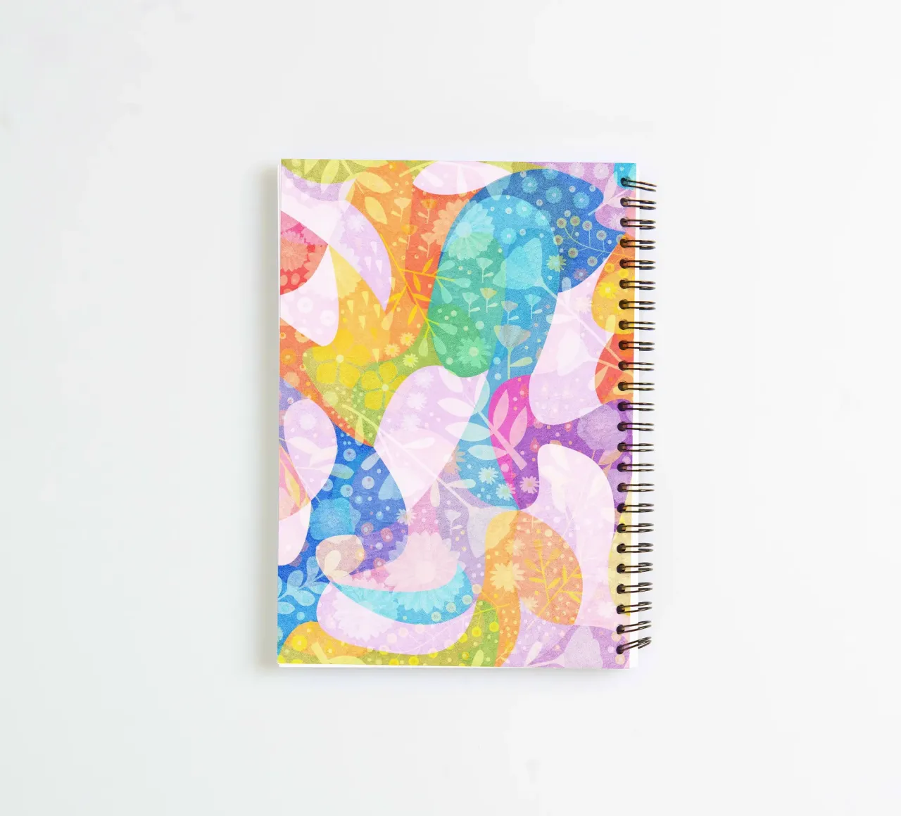 Spring Dreams Abstract pattern Ringbuch von lovely lines