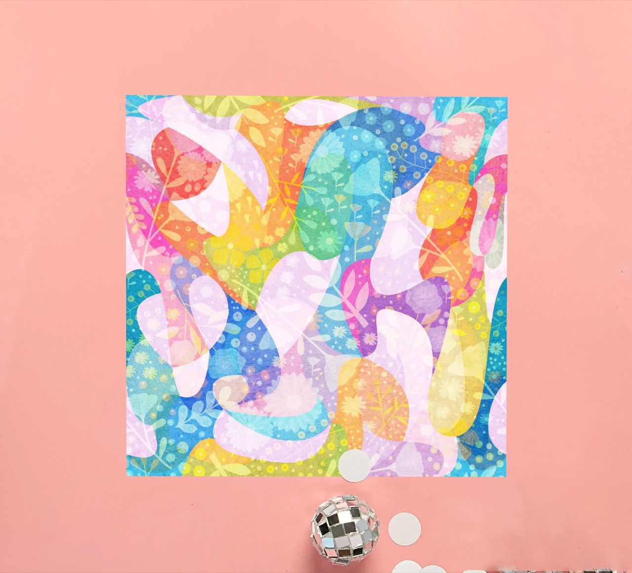Spring Dreams Abstract pattern adesivo da lovely lines