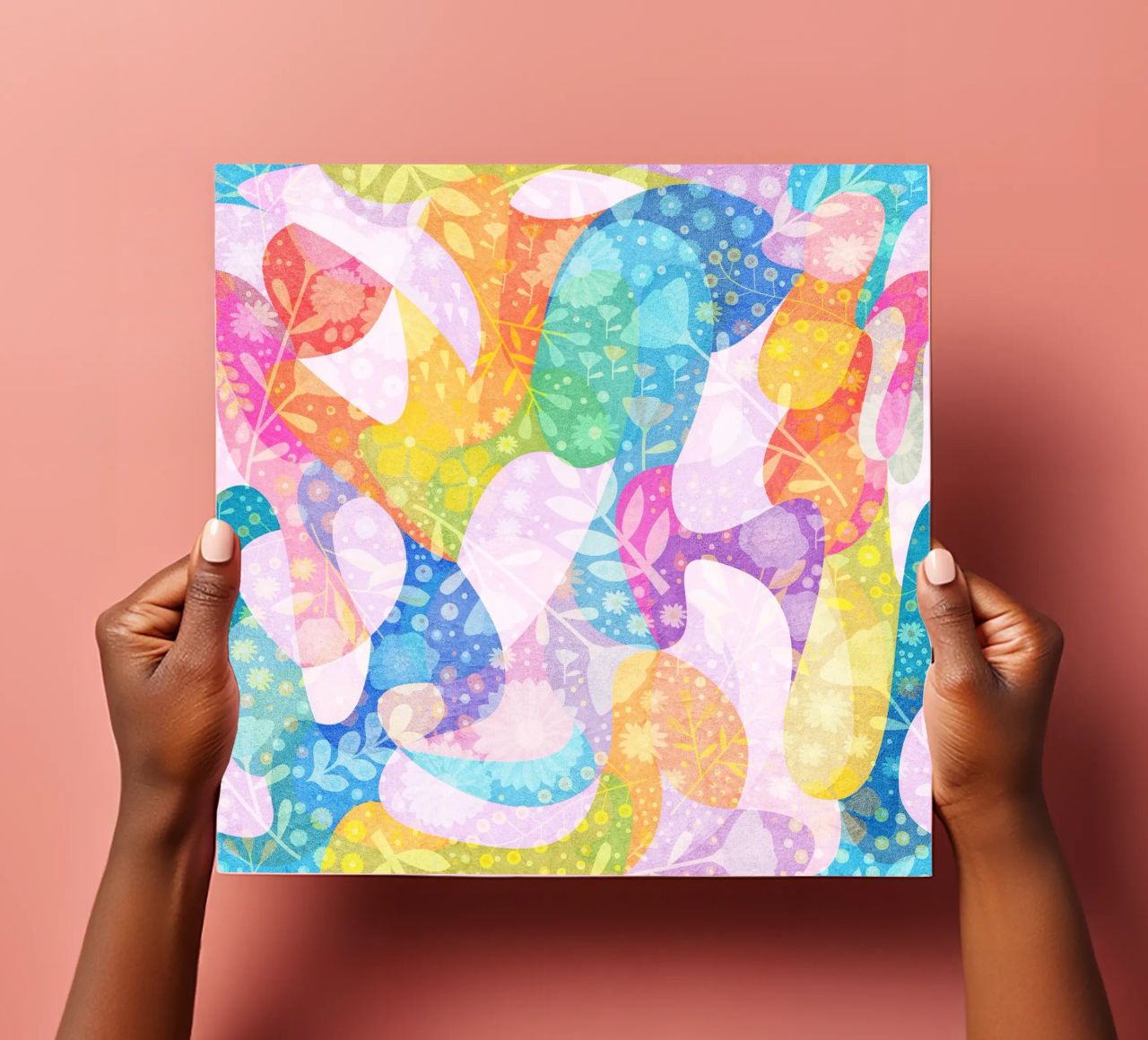 Spring Dreams Abstract pattern foglio adesivo da lovely lines