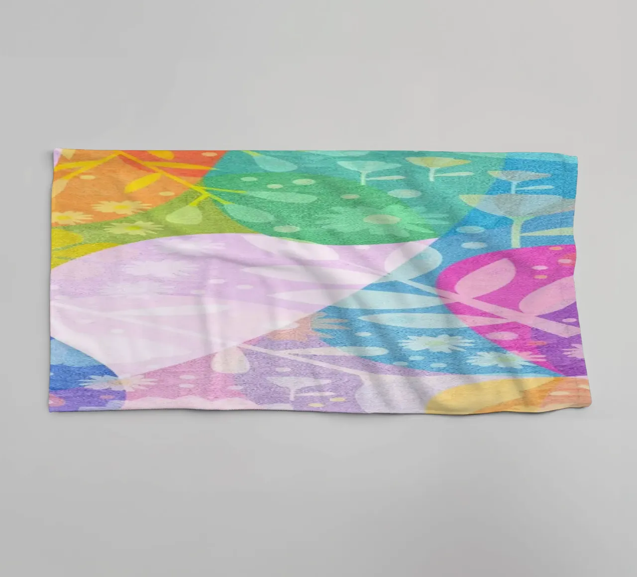Spring Dreams Abstract pattern Handtuch von lovely lines