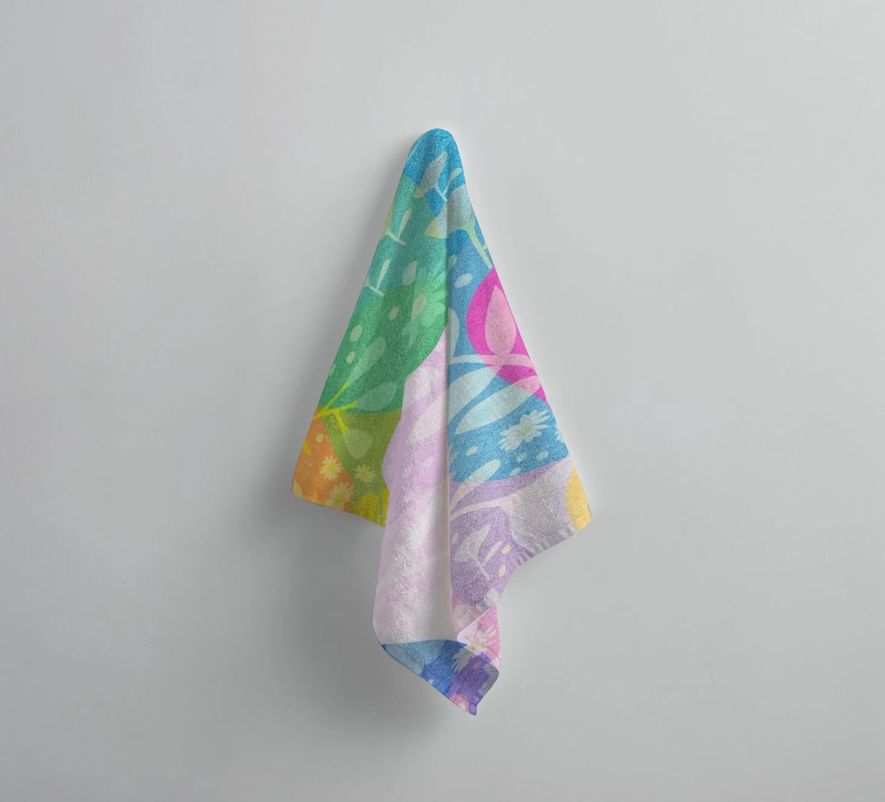 Spring Dreams Abstract pattern serviette de bain de lovely lines