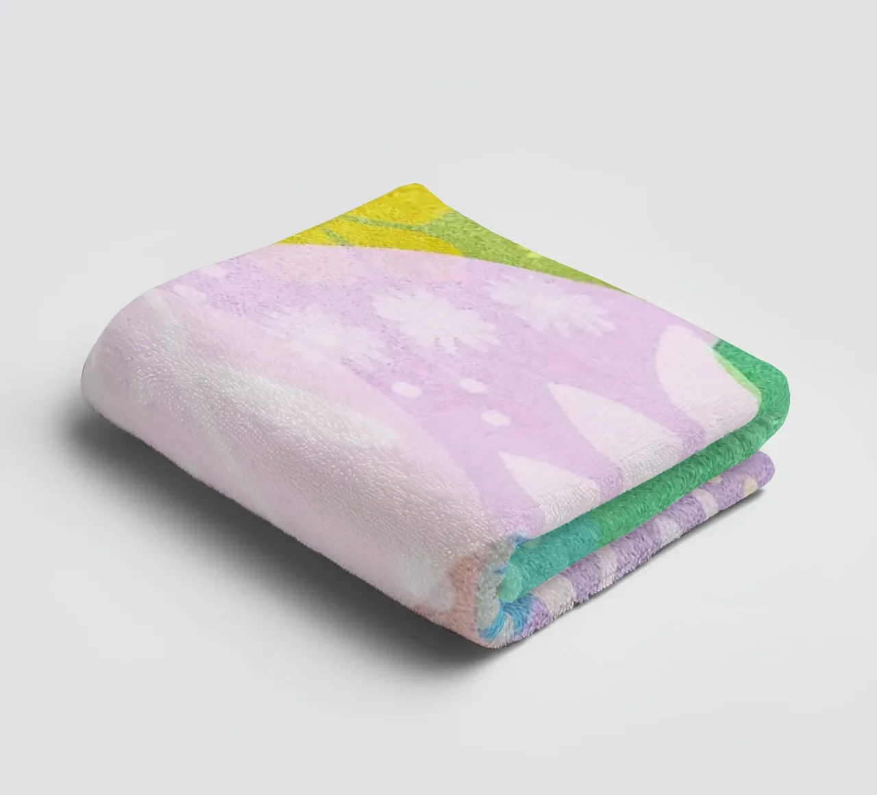 Spring Dreams Abstract pattern Handtuch von lovely lines