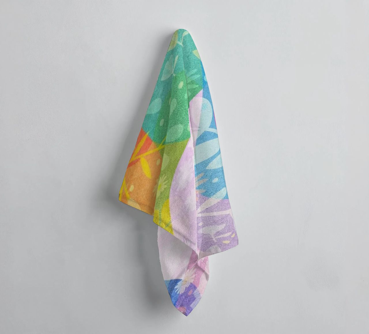 Spring Dreams Abstract pattern serviette de bain de lovely lines