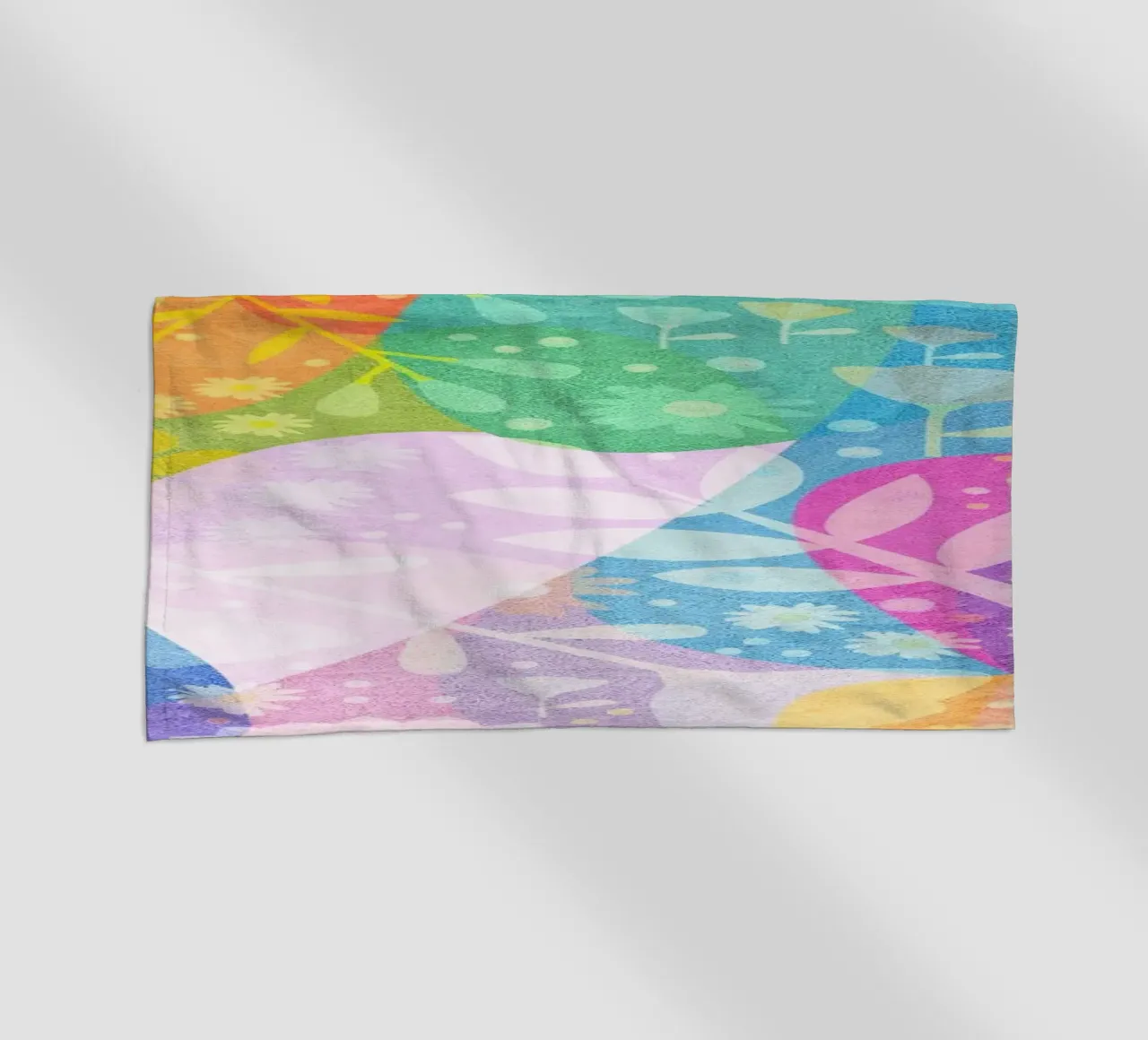Spring Dreams Abstract pattern Strandtuch von lovely lines