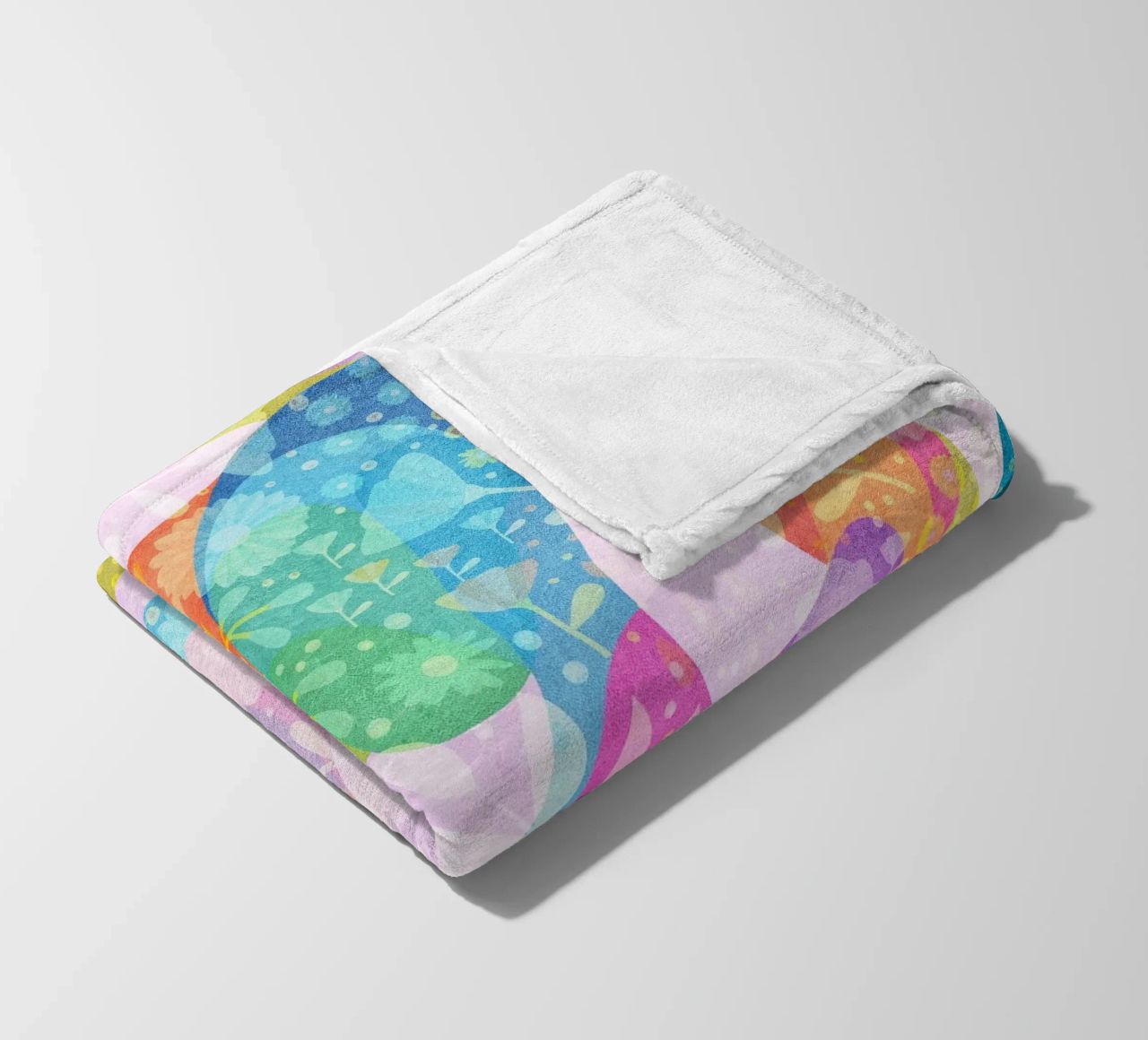 Spring Dreams Abstract pattern coperta in pile da lovely lines