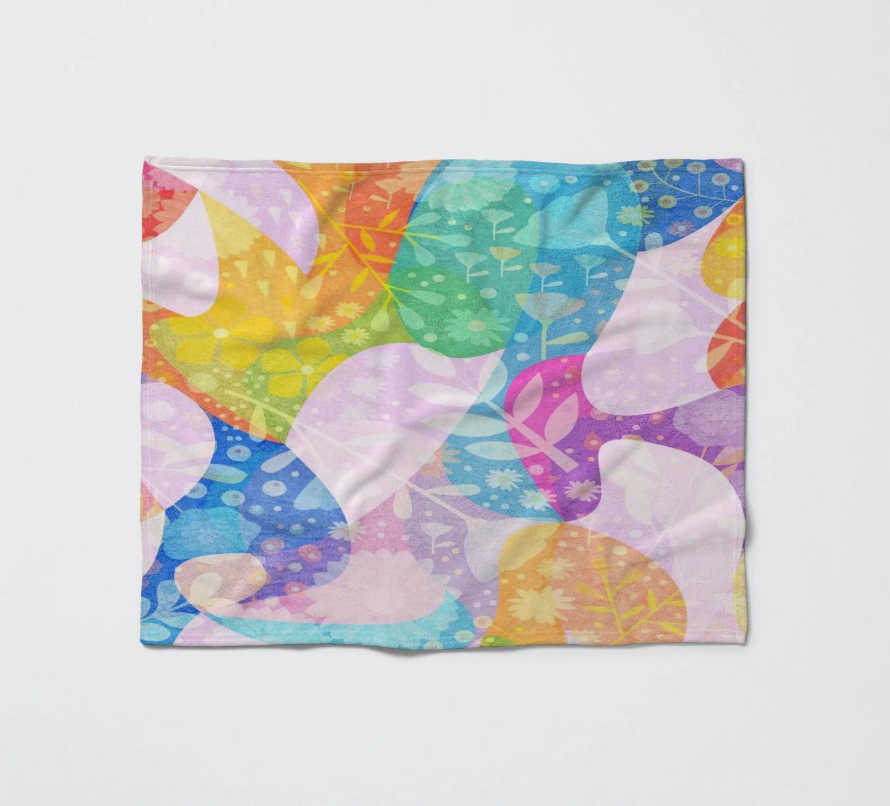 Spring Dreams Abstract pattern coperta in pile da lovely lines