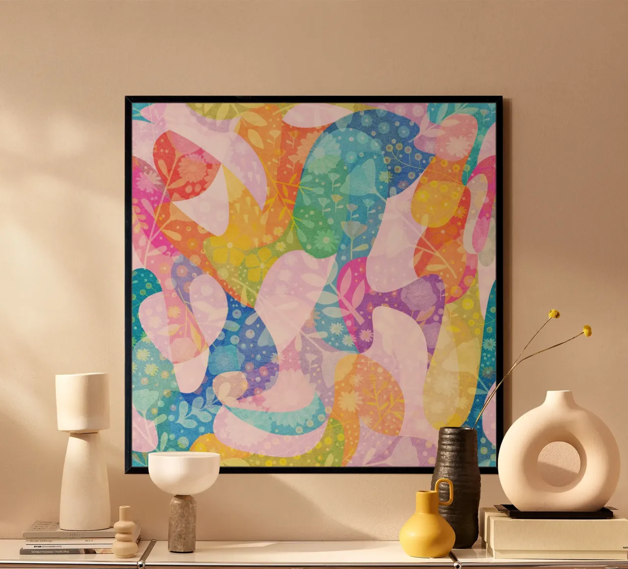 Spring Dreams Abstract pattern hahnemühle de lovely lines