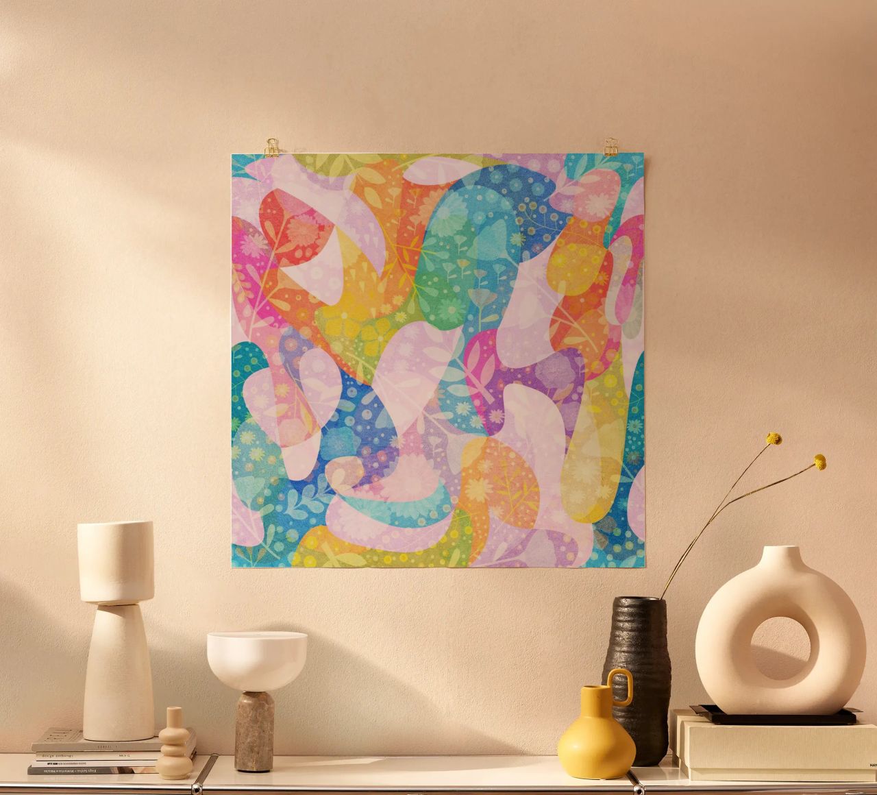 Spring Dreams Abstract pattern hahnemühle de lovely lines
