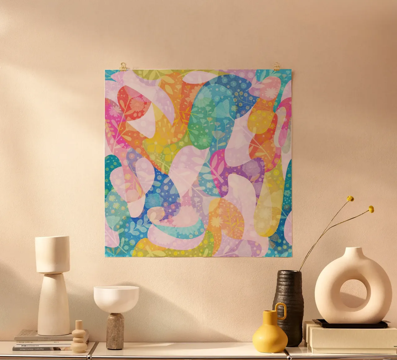 Spring Dreams Abstract pattern hahnemühle de lovely lines