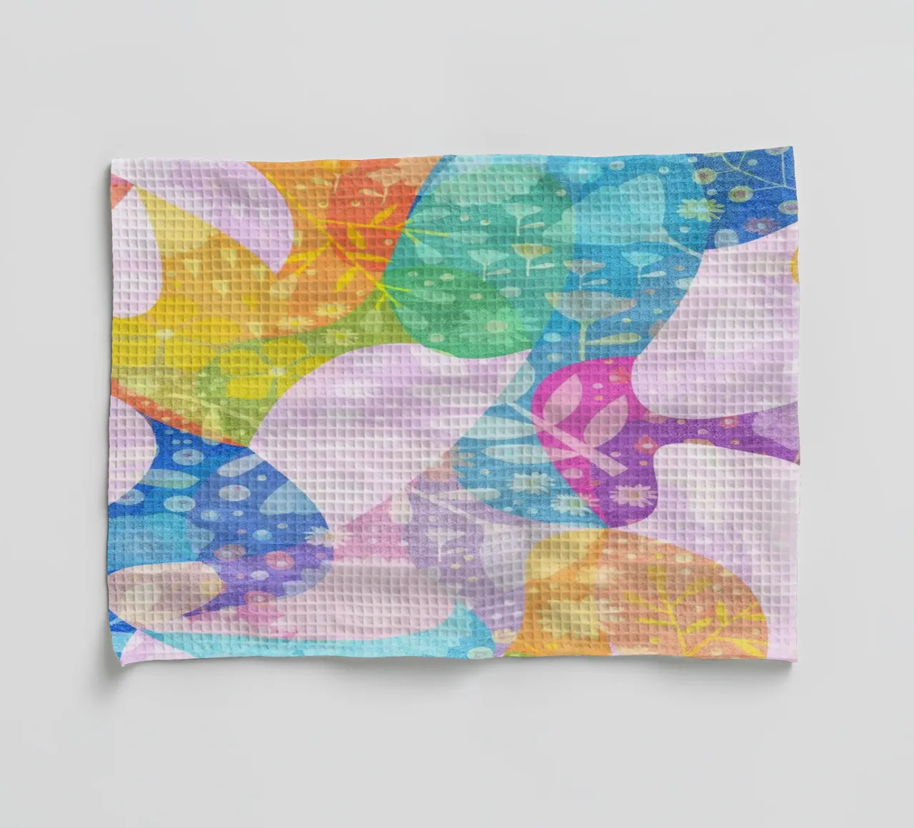 Spring Dreams Abstract pattern Geschirrtuch von lovely lines