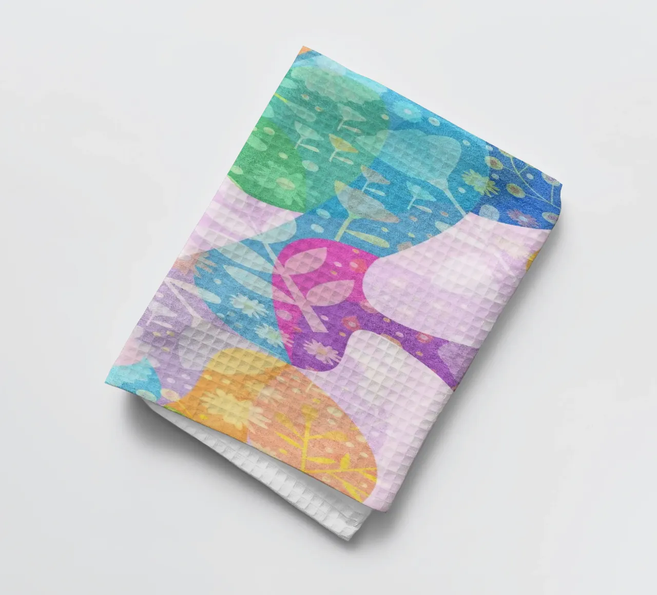 Spring Dreams Abstract pattern Geschirrtuch von lovely lines