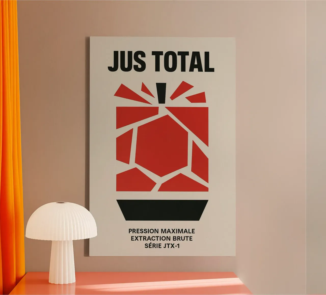 Succo totale - La rivoluzione tela con Cornice a cassetta da Pop and Fruits - Affiches & posters