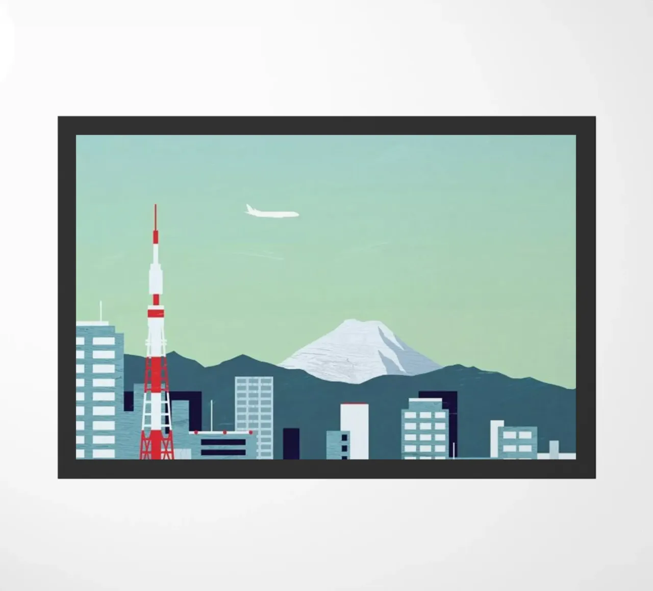 Tokyo doormat by Katinka Reinke