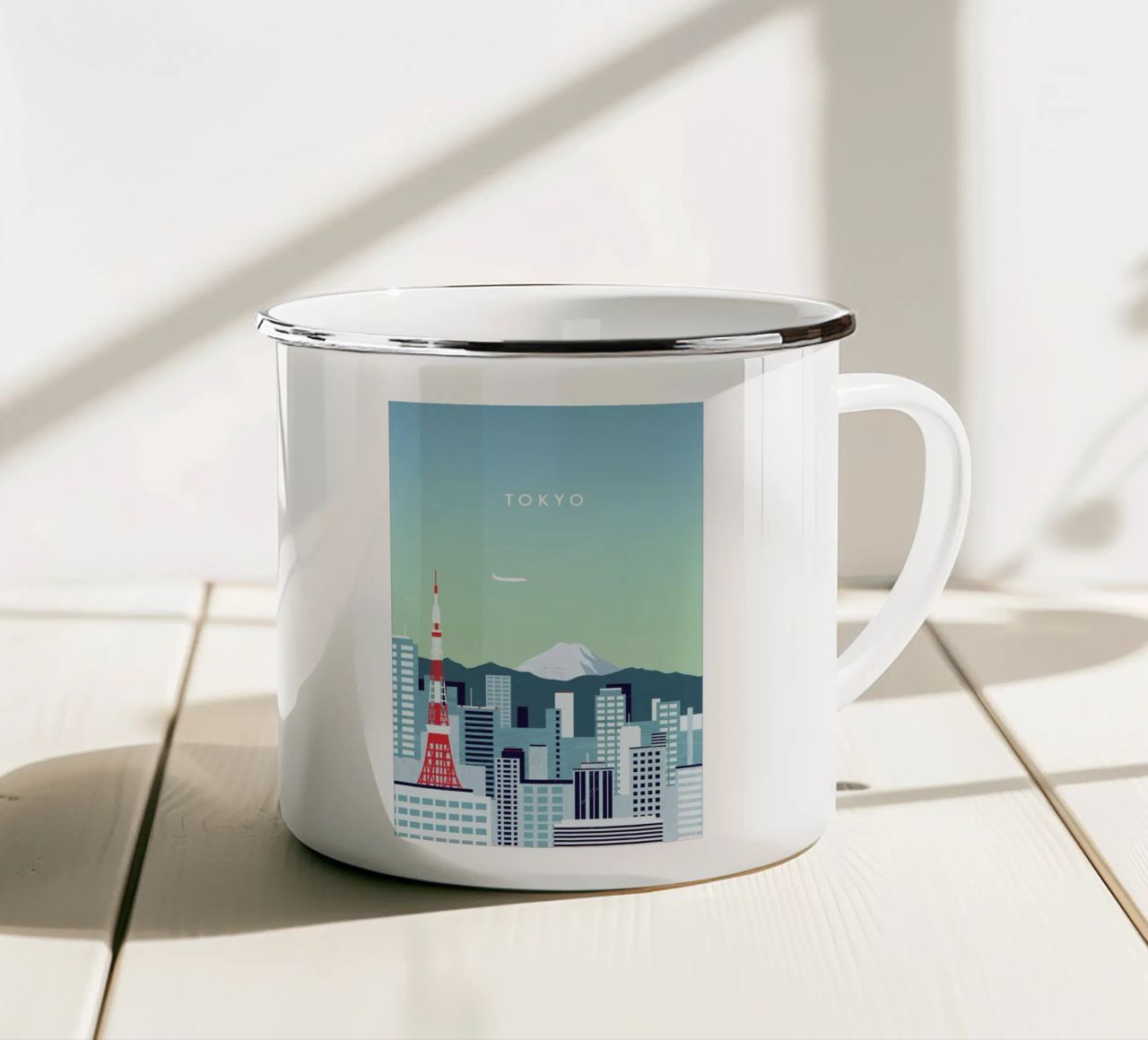 Tokyo tazza in smalto da Katinka Reinke
