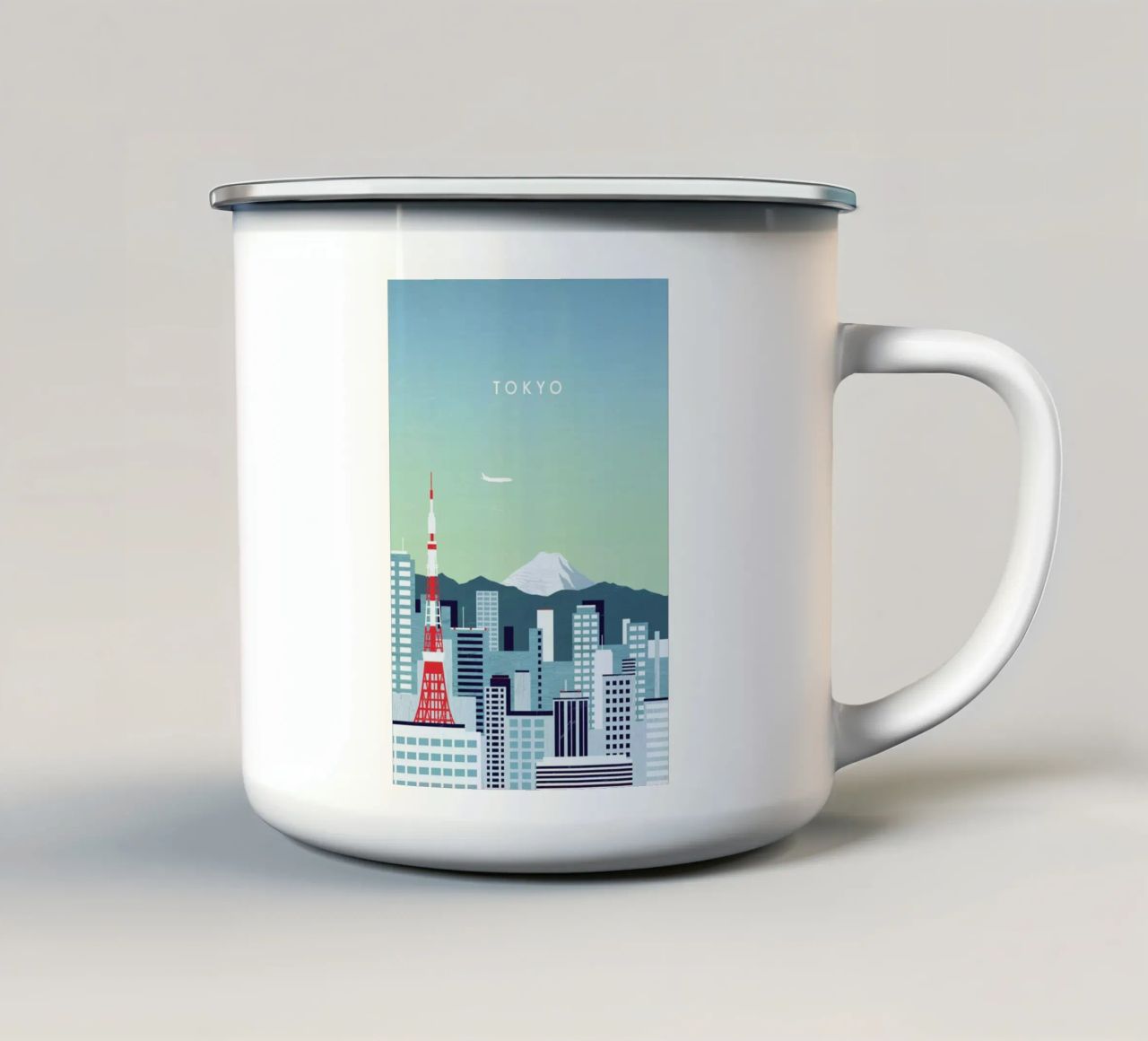 Tokyo tazza in smalto da Katinka Reinke