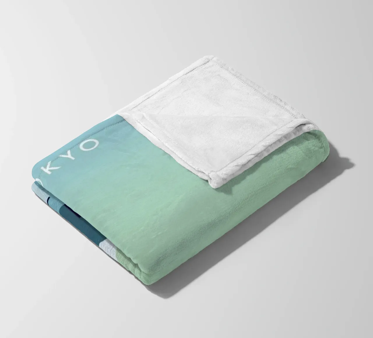 Tokyo fleece blanket by Katinka Reinke