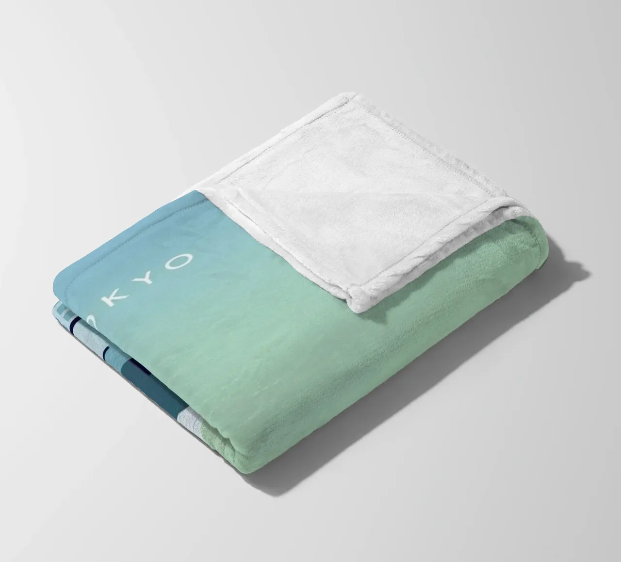 Tokyo fleece blanket by Katinka Reinke