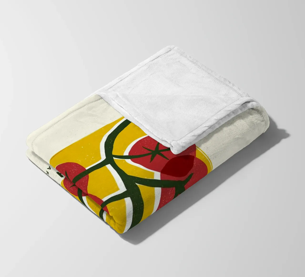 Frische Tomaten Farmers Retro Market Art Fleecedecke von showmemars