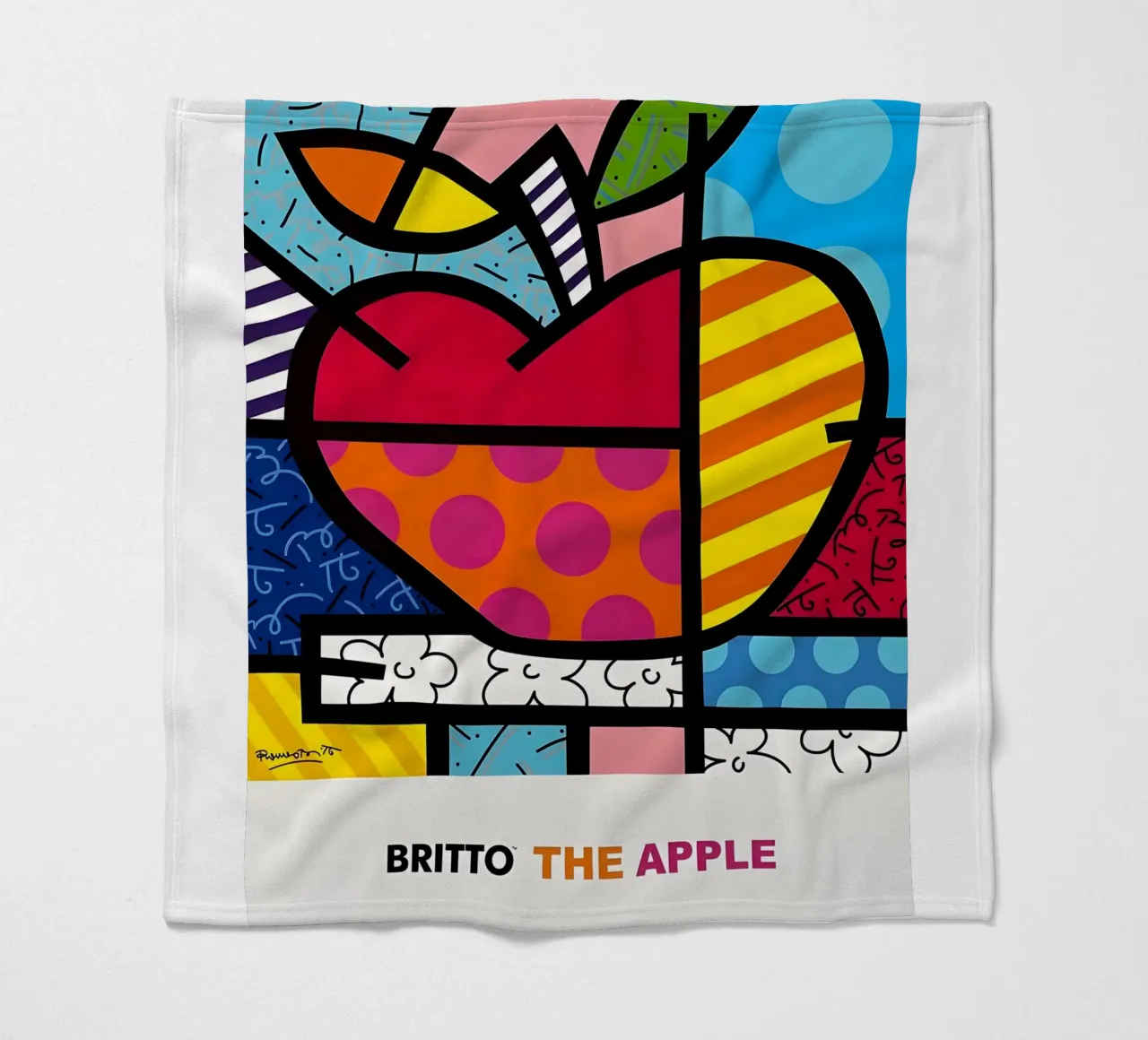 Britto Der Apfel Fleecedecke von Perdana shop
