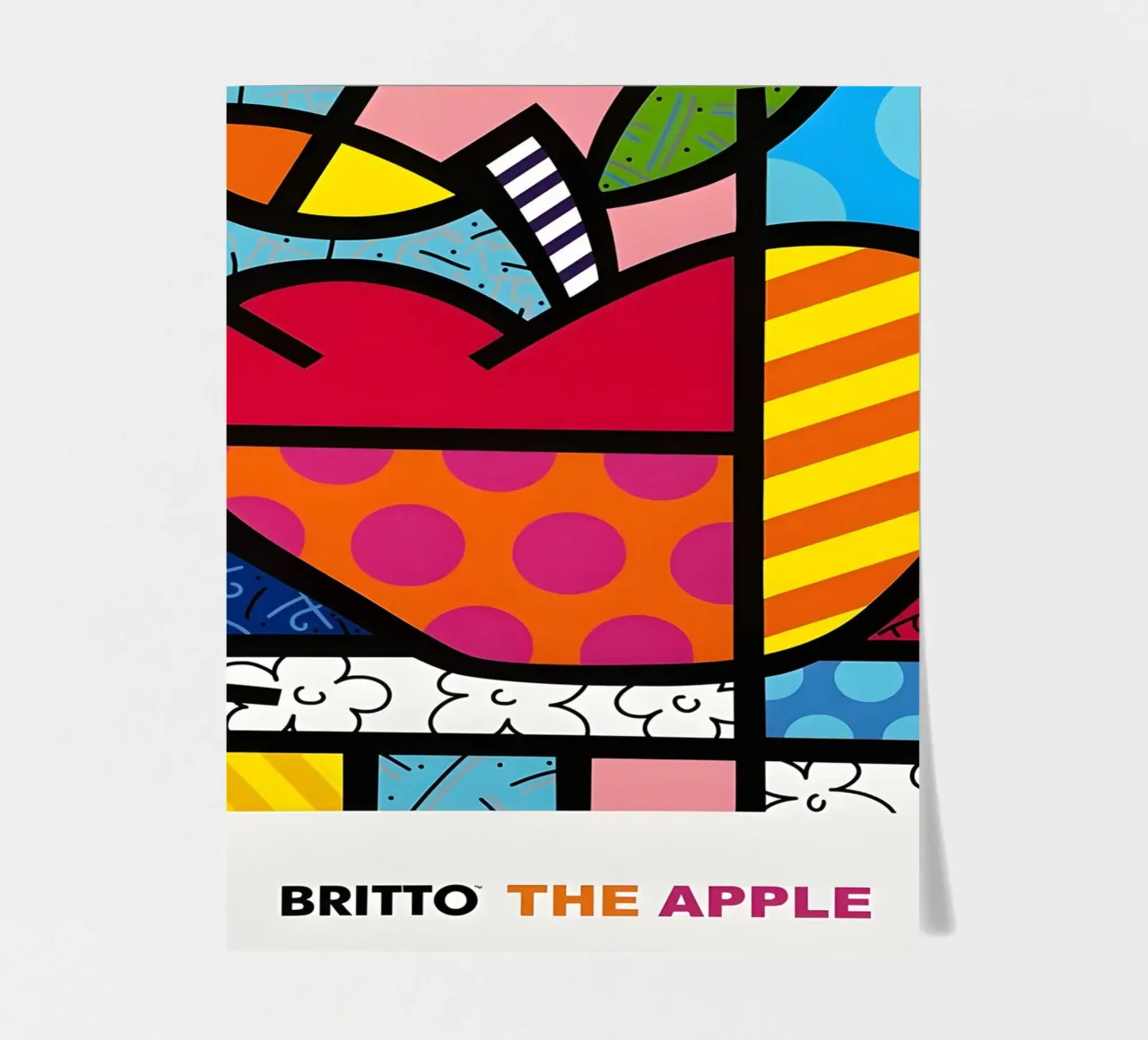 Britto Der Apfel Stickerbogen von Perdana shop