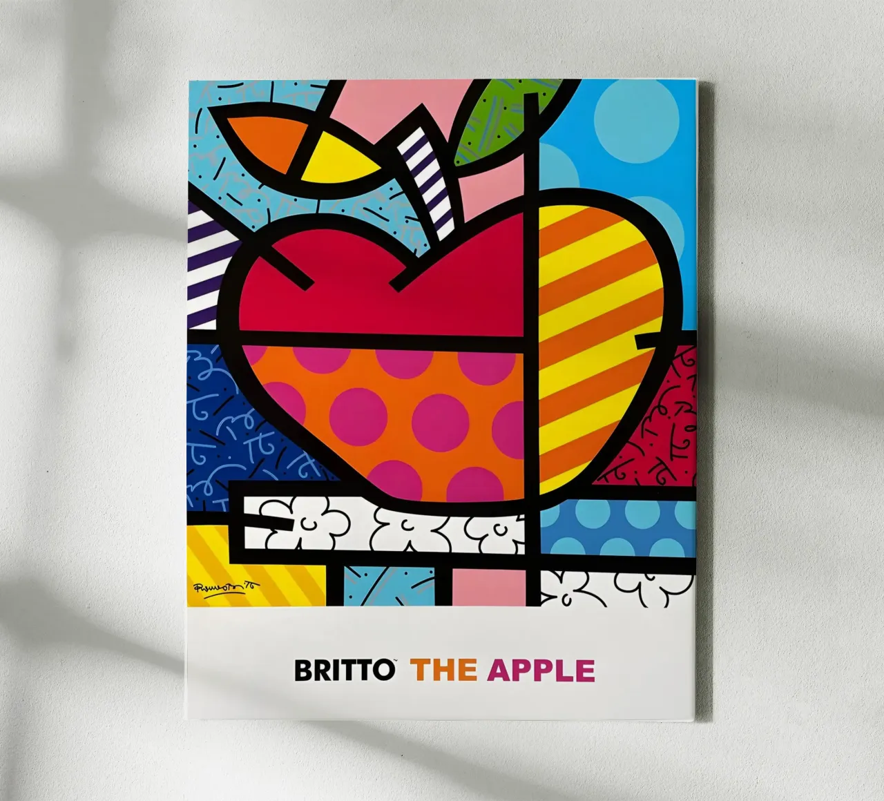 Britto De Appel canvas met Baklijst van Perdana shop