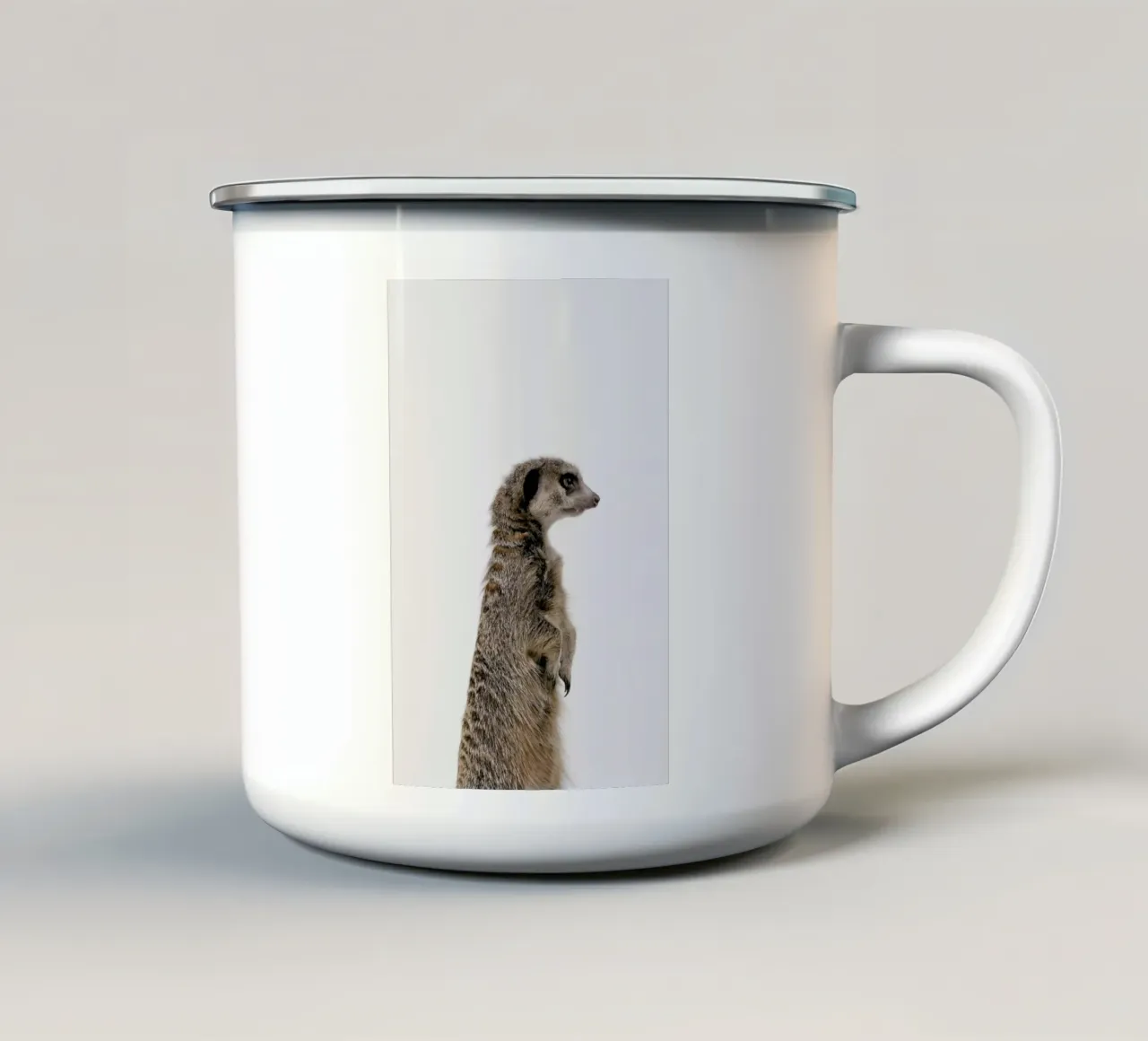 Meerkat tazza in smalto da Paws & Claws