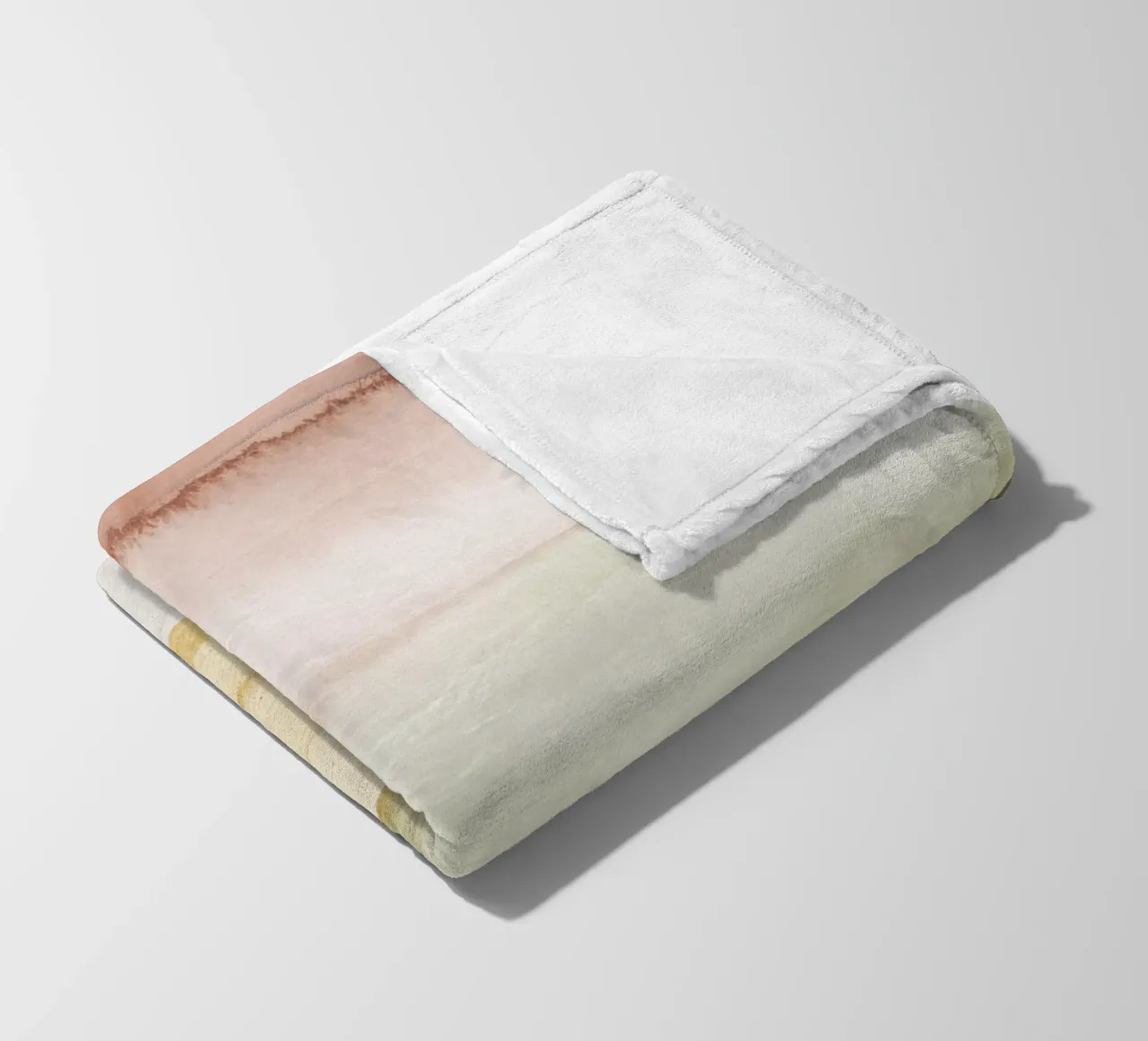 Watercolor brush strokes 1 fleece blanket by NouveauPrints