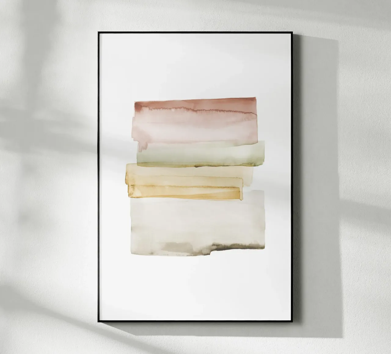 Pennellate di acquerello 1 plexiglass da NouveauPrints