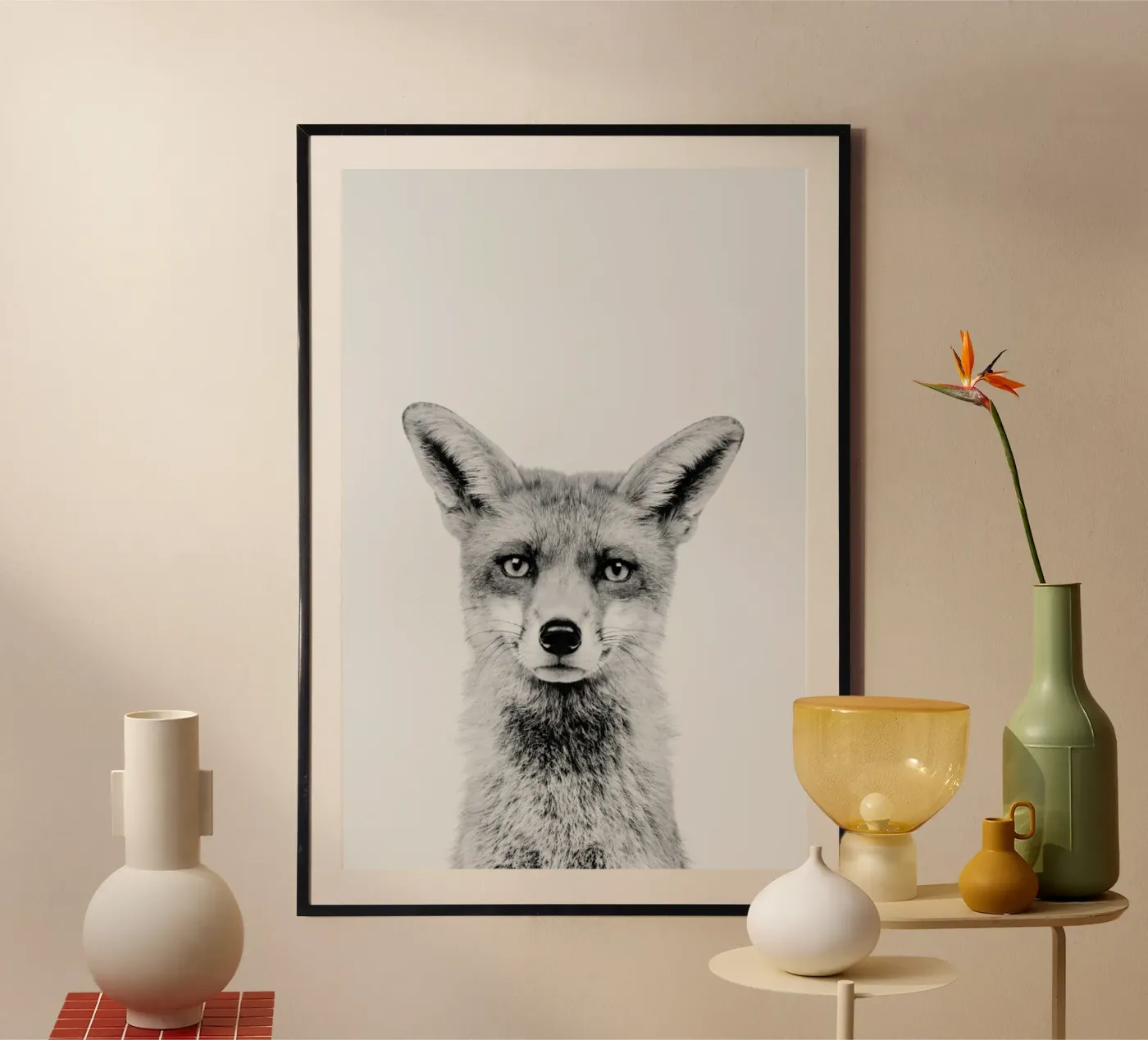 Fox Classic poster van Paws & Claws