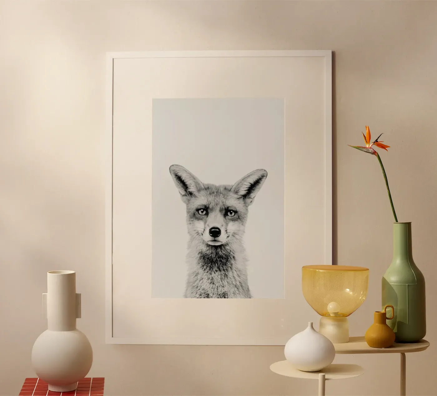 Fox Classic poster van Paws & Claws