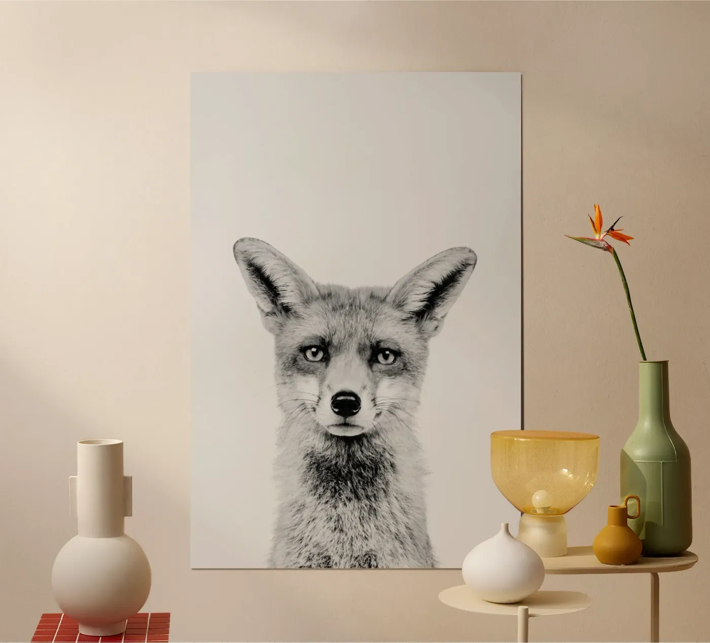 Fox Classic poster van Paws & Claws