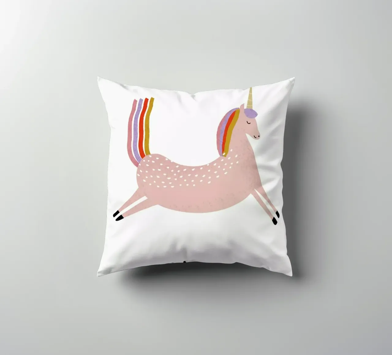 U for Unicorn cuscino da Little Flourishes