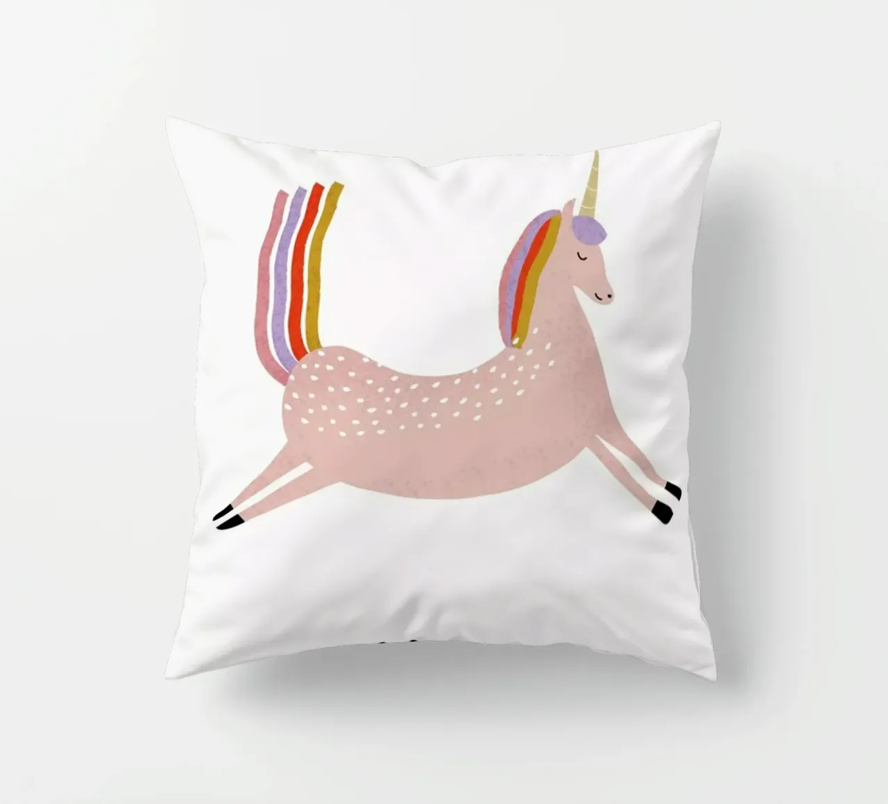 U for Unicorn cuscino da Little Flourishes