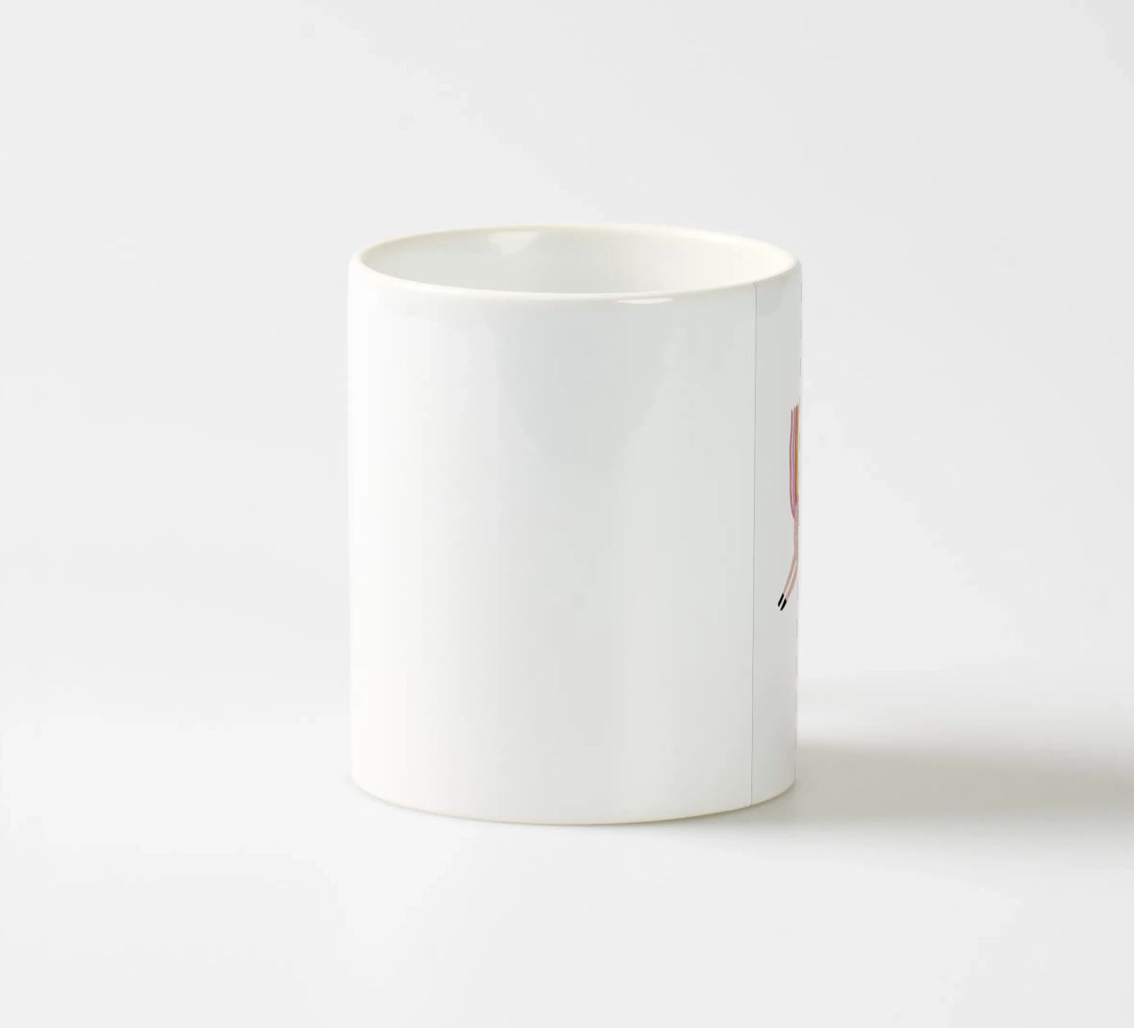 U for Unicorn tazza in ceramica da Little Flourishes